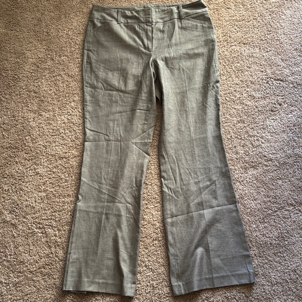 Ann Taylor Taupe Flare Pants